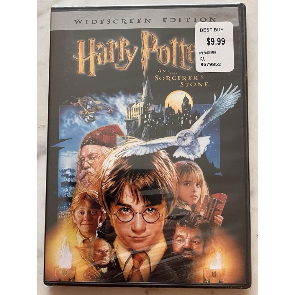Harry Potter Sorcerer’s Stone Widescreen Long Box DVD New, Sealed in Plastic Y4